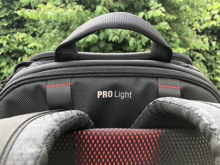 Manfrotto PRO Light Multiloader camera backpack top handle