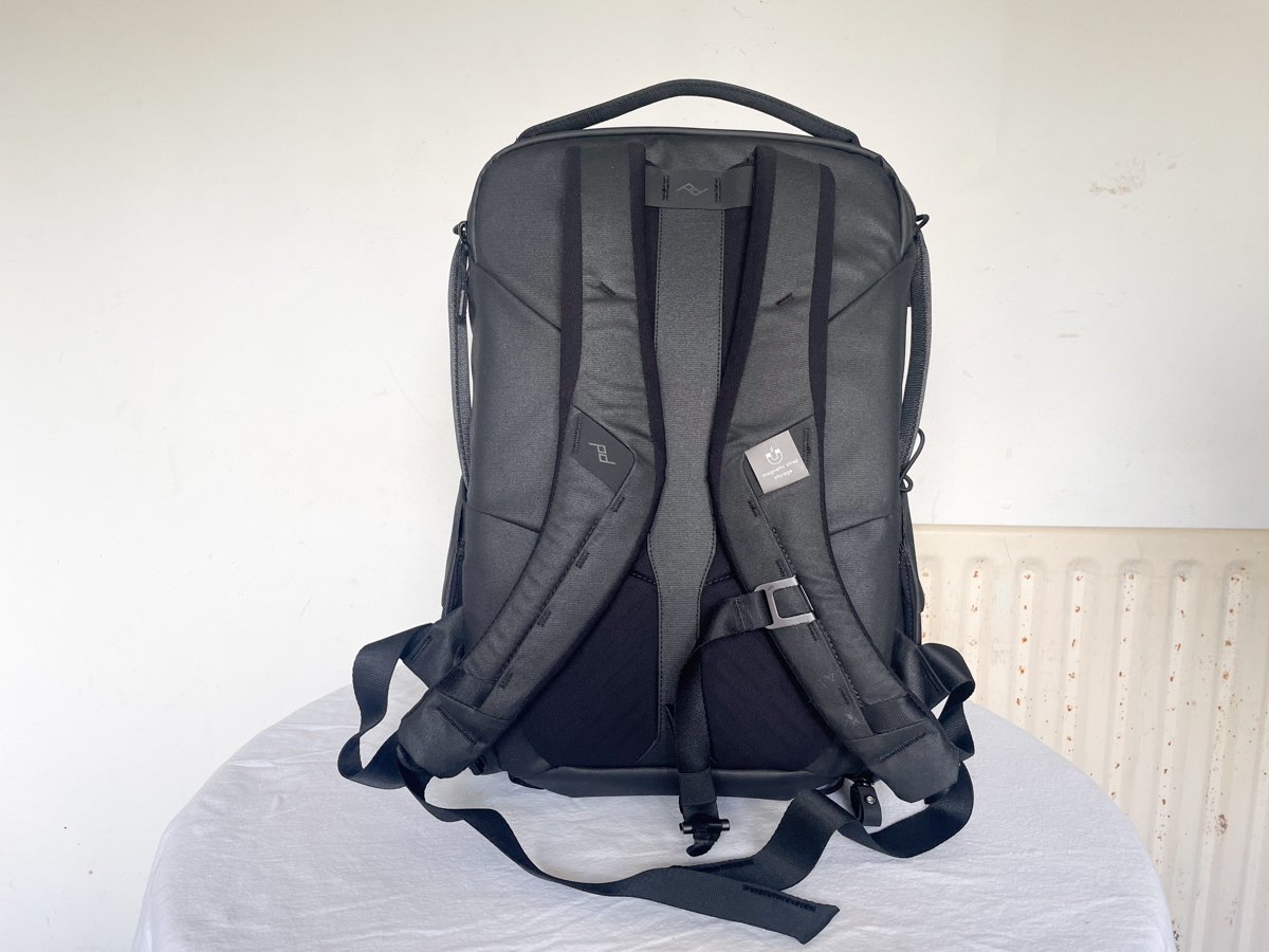 Back of Peak Design Everyday Backpack