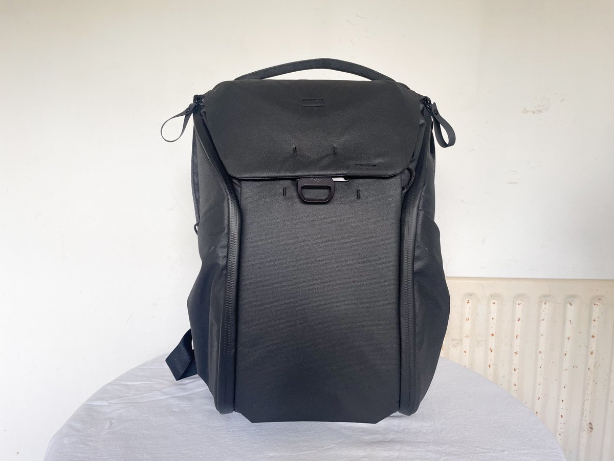 Front view of Peak Design Everyday Backpack