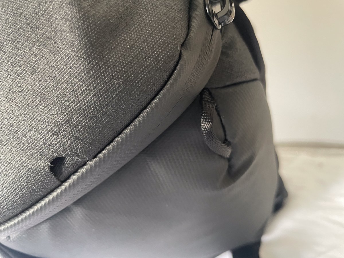 anchor point on the Peak Design Everyday Backpack