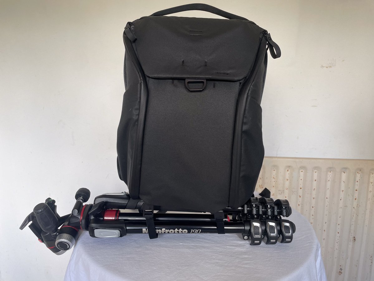 Peak Design Everyday Backpack with tripod
