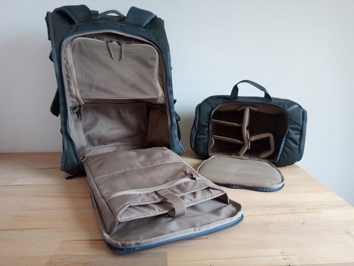 Backpack and sling bag