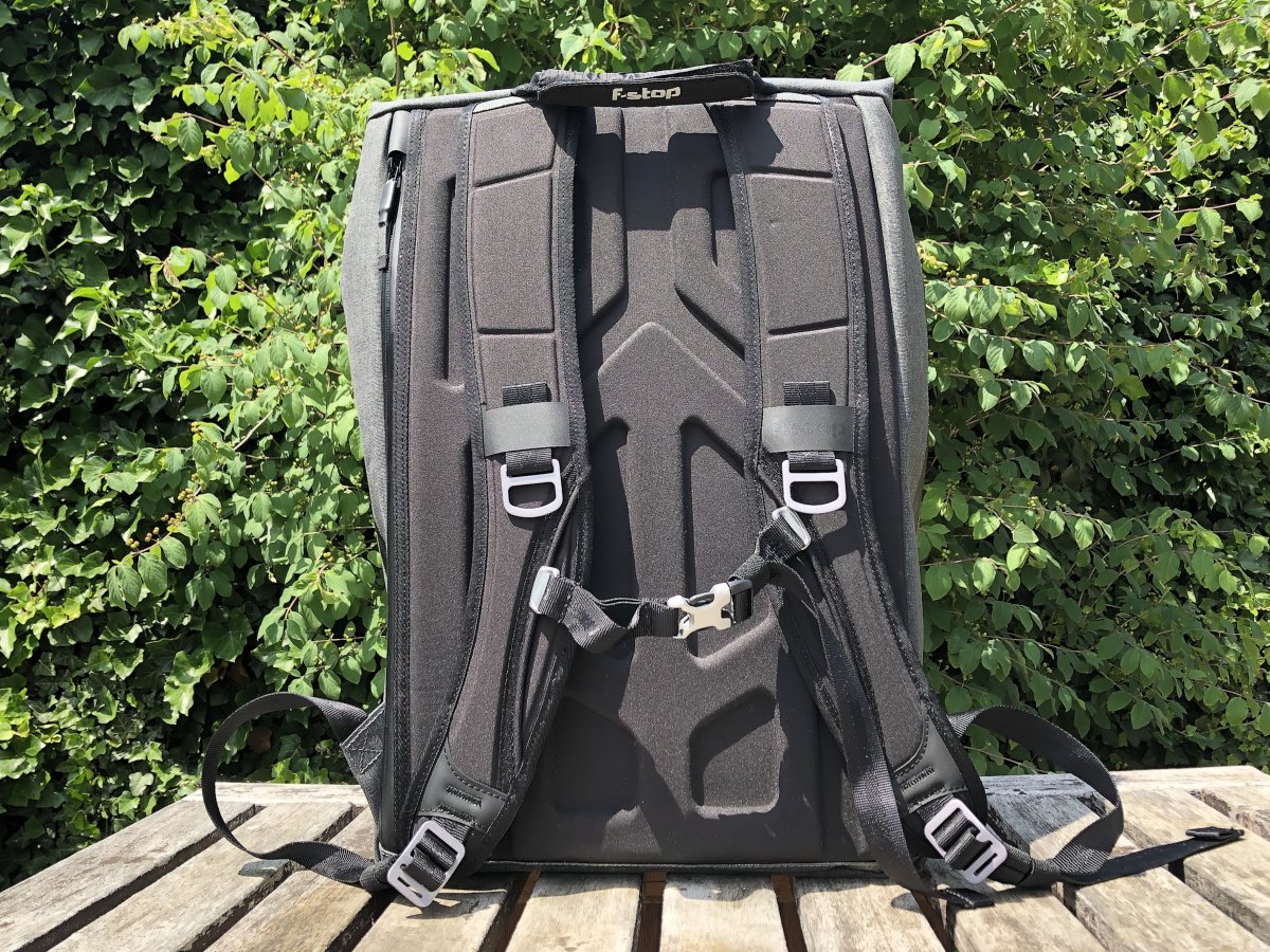 Picture of the f-stop Dyota camera backpack back view