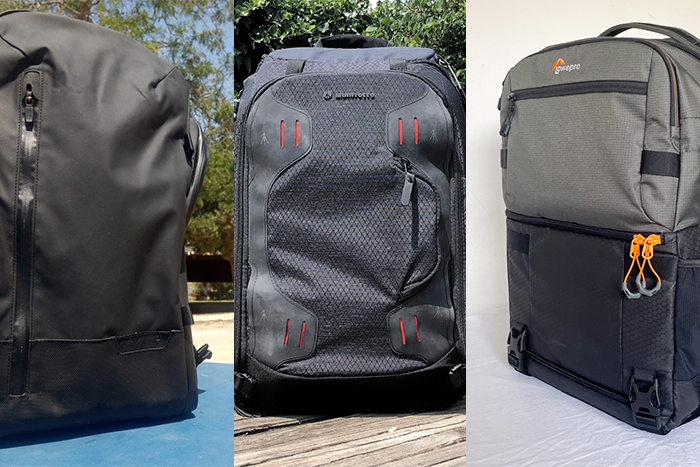 triptych for best camera backpack for travel