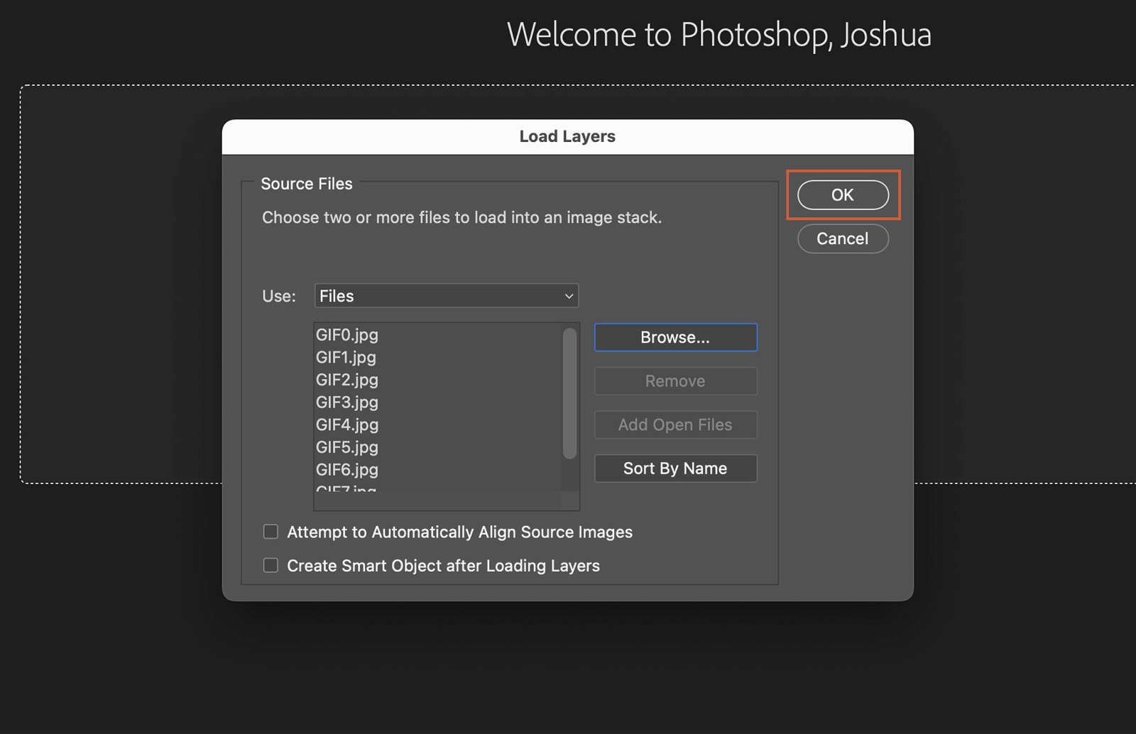 Creating a Project in Photoshop