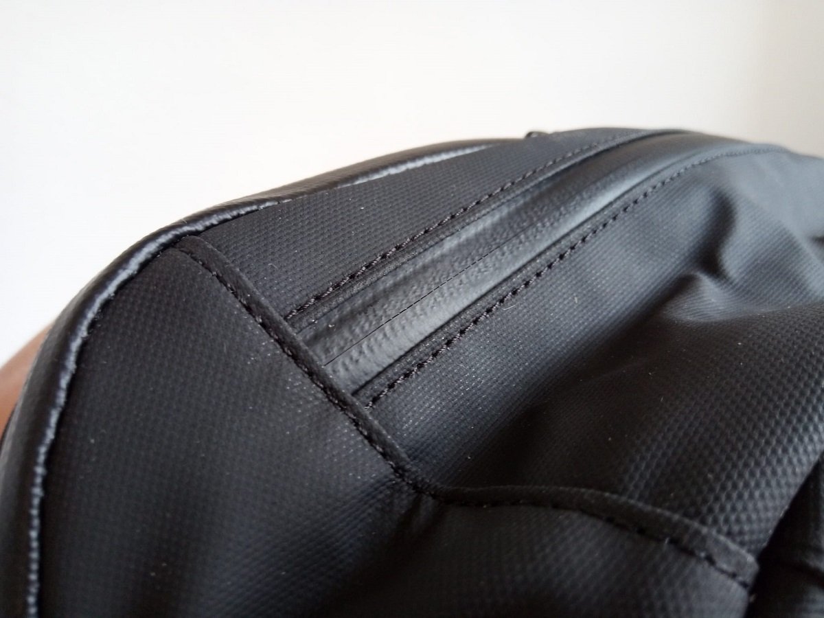 Close up of top stitching