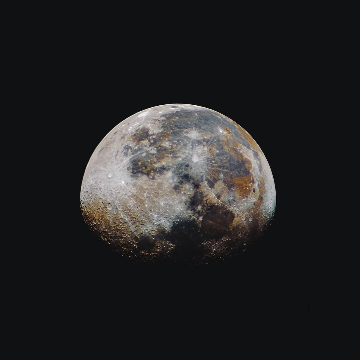 Detailed image of the moon