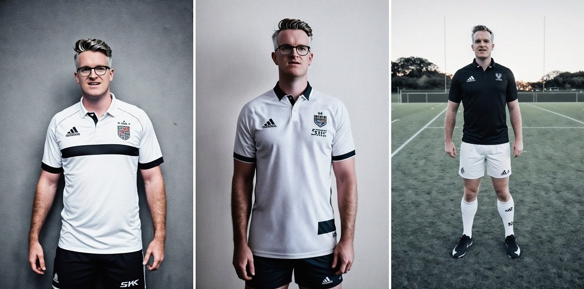 PhotoAI images of Josh in a rugby sports kit