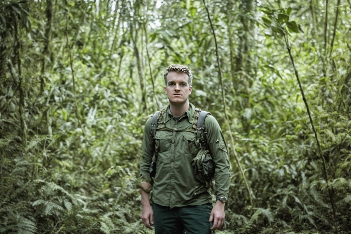 PhotoAI image of Josh in the jungle