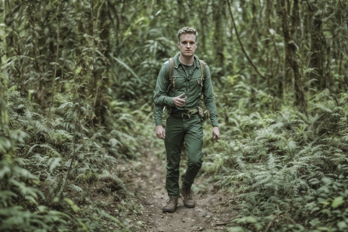 PhotoAI image of Josh in the jungle with three arms