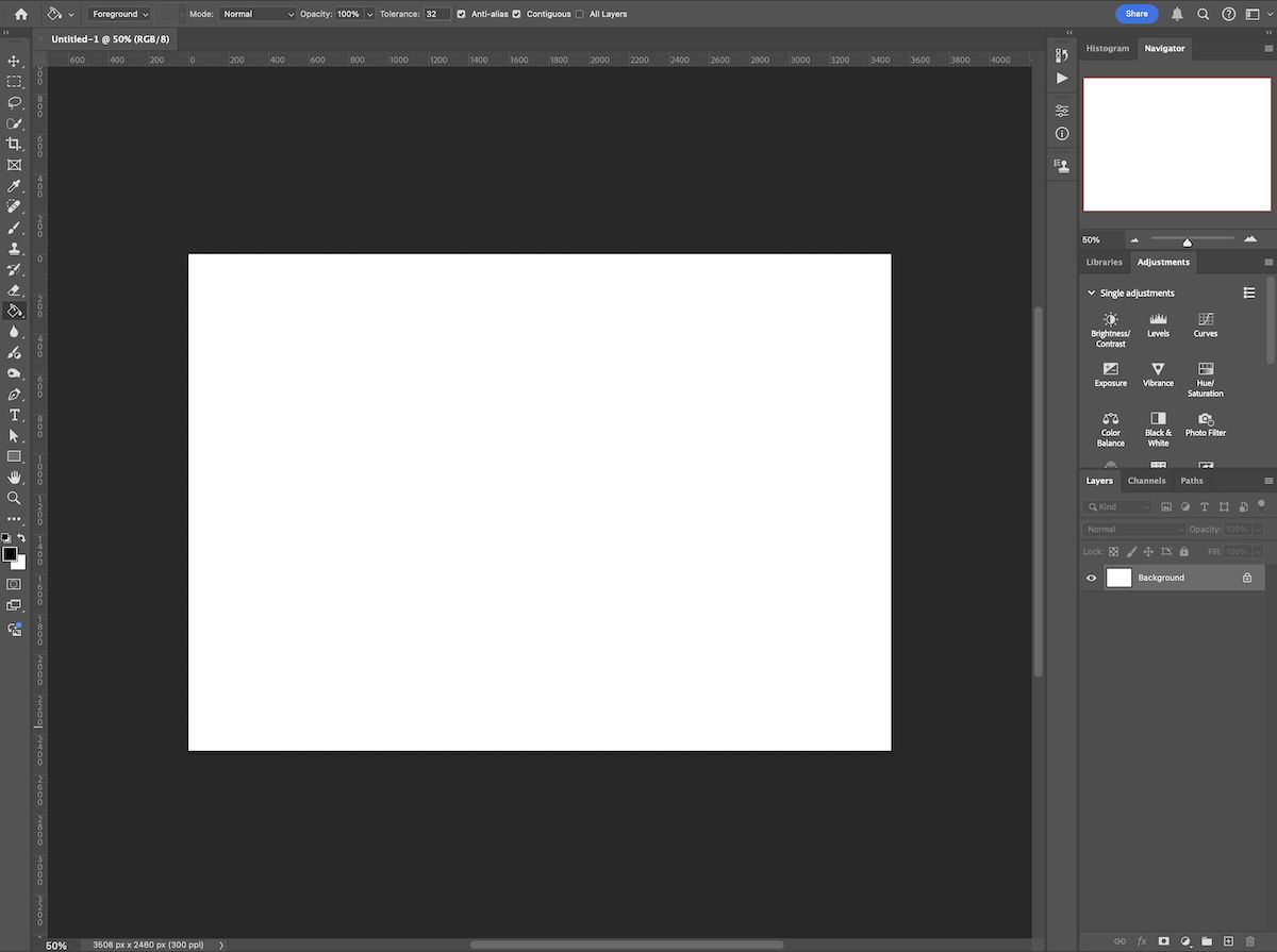 screenshot of Photoshop interface