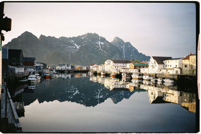 Lakeside mountain village