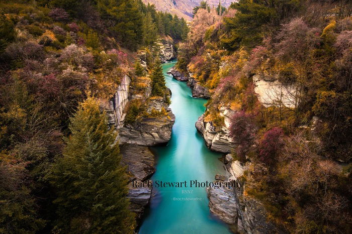 River running through rocky valley